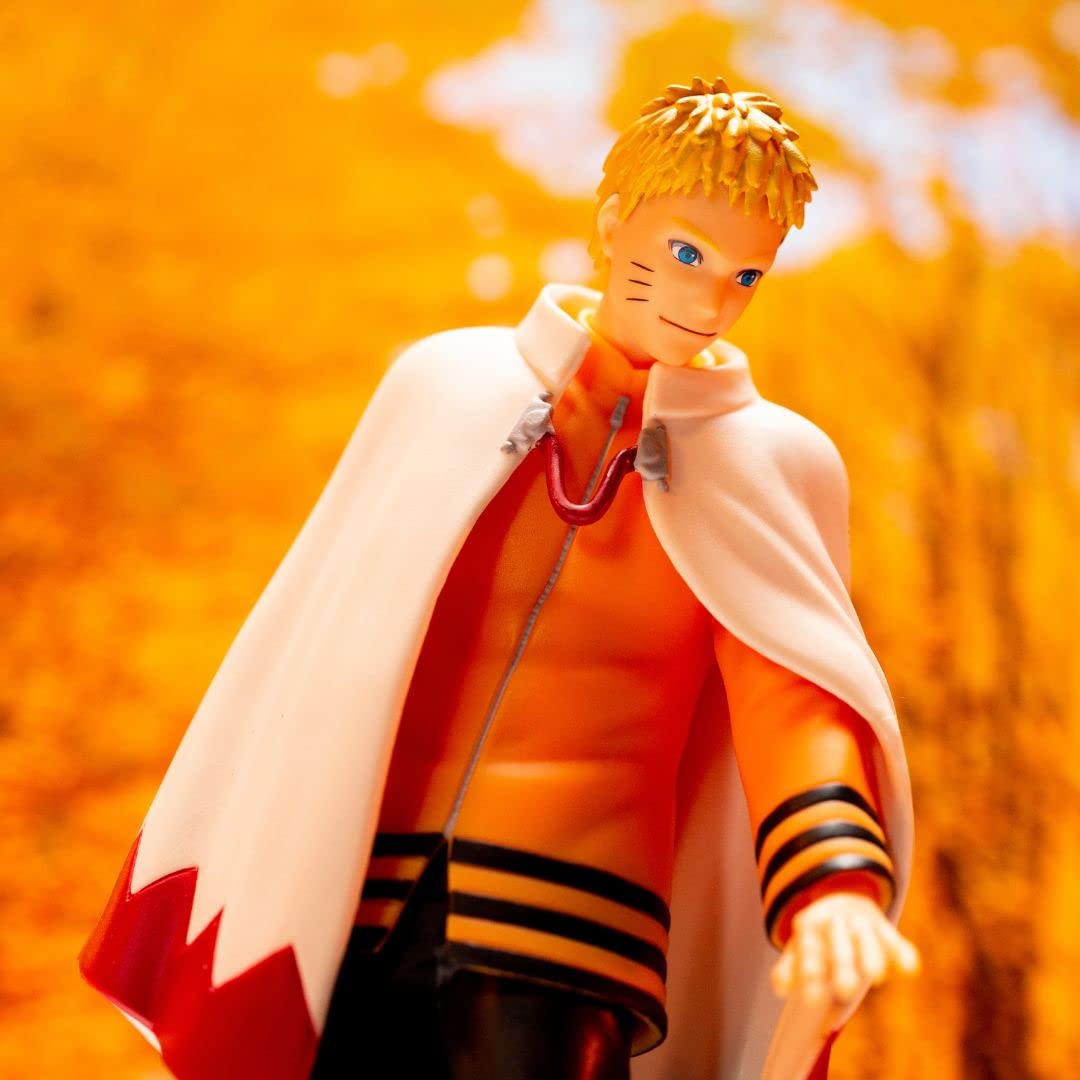 Banpresto Figure Statue UZUMAKI NARUTO HOKAGE 20th Anniversary BAN19134 - Height 16cm - Multicolor