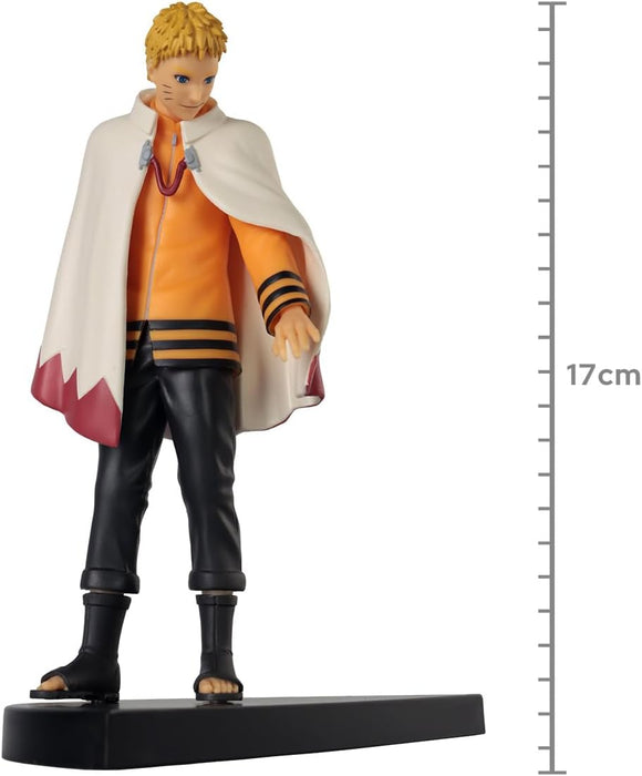 Banpresto Figure Statue UZUMAKI NARUTO HOKAGE 20th Anniversary BAN19134 - Height 16cm - Multicolor