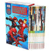 Marvel Ultimate Library 15 Books Plus Giant Fold-Out Poster, Super Hero's IRONMAN, SPIDERMAN, THE AVENGERS, Reader Levels 2, 3 & 4