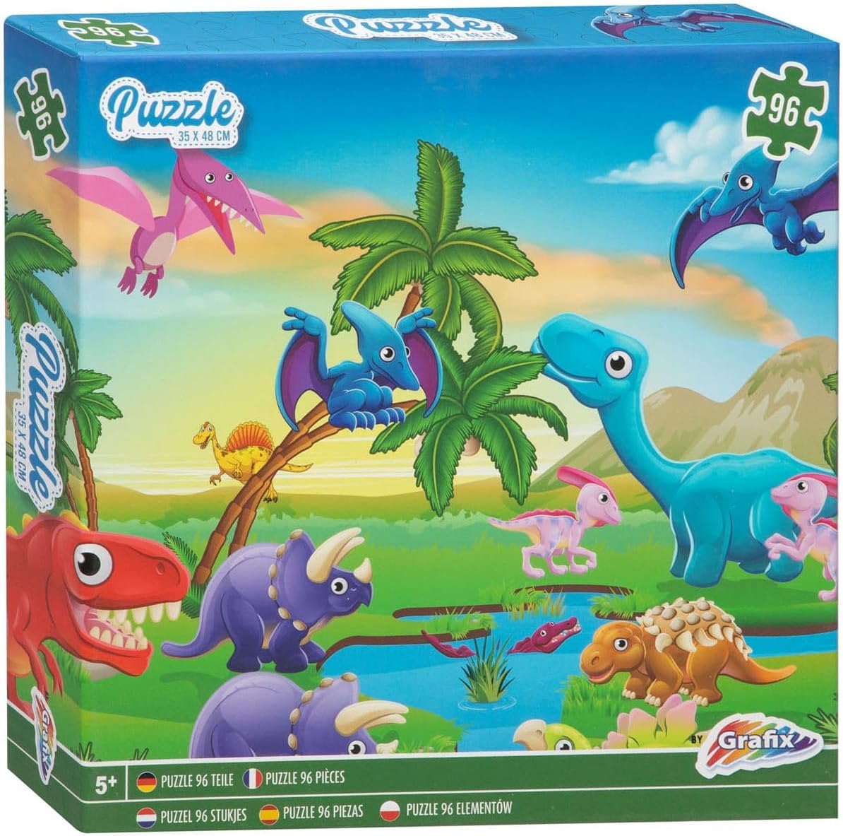 VYAPARA 400017 Dinosaurios 36 EU, Colour, único
