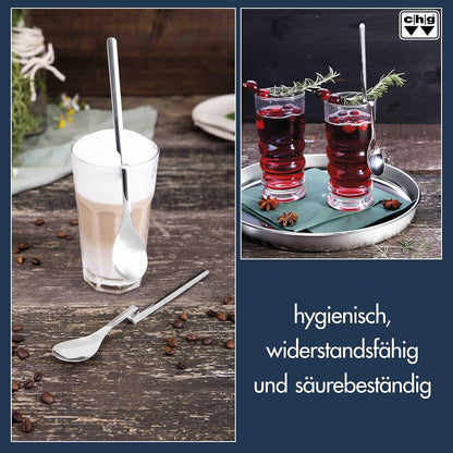 chg Longdrink Spoon with Kink 6 Pieces Length: 20 cm