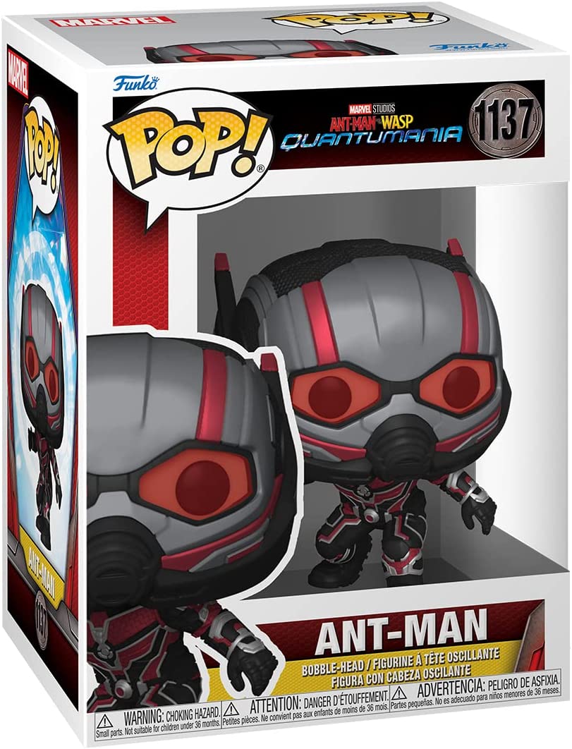 Funko Pop! Vinyl Marvel: Ant Man Quantumania - Ant-Man - Ant-Man Quantumania - Figura de Vinilo Coleccionable - Idea de Regalo- Mercancia Oficial - Juguetes para Niños y Adultos - Movies Fans