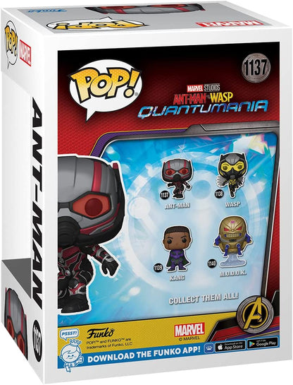 Funko Pop! Vinyl Marvel: Ant Man Quantumania - Ant-Man - Ant-Man Quantumania - Figura de Vinilo Coleccionable - Idea de Regalo- Mercancia Oficial - Juguetes para Niños y Adultos - Movies Fans