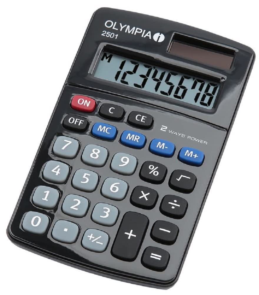 Olympia Tools 40185 2501 Desktop Calculator