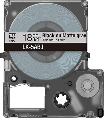 Matte L Gray/Black 18mm LK-5ABJ
