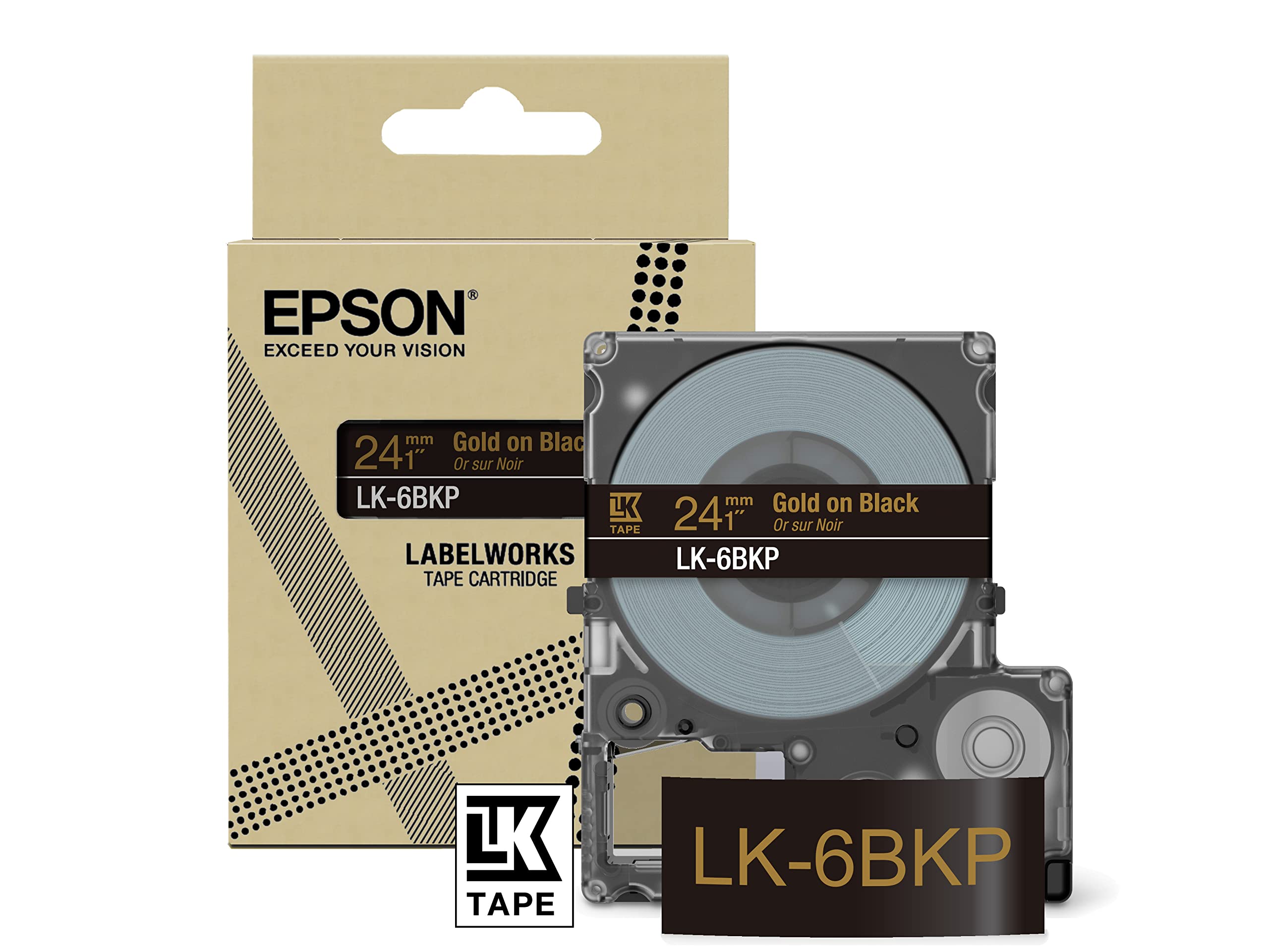 Metallic Black/Gold 24mm LK-6BKP