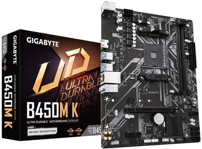 Gigabyte B450M K (Socket AM4/B450/DDR4/S-ATA 600/Micro ATX)