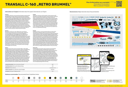 Maquette avion : Starter kit : Transall C-160 Retro Brummel
