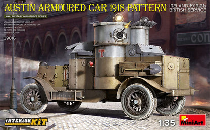 MiniArt MIN39016 WWI 1:35-Austin Armored Car (Ireland 1919-21), Molded Color