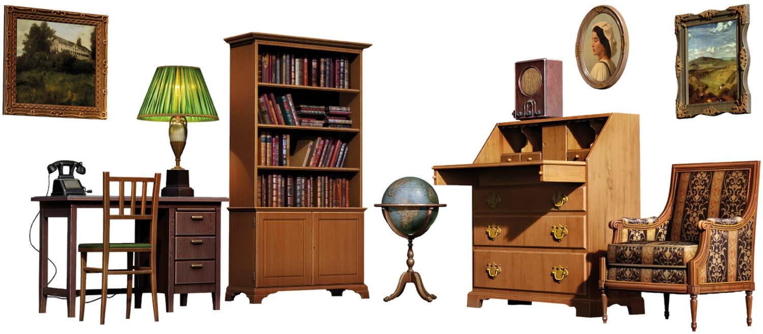 MiniArt-35644 Home Office Interior, Escala 1:35, Kit, plástico para Montar, Modelo, S (MA35644