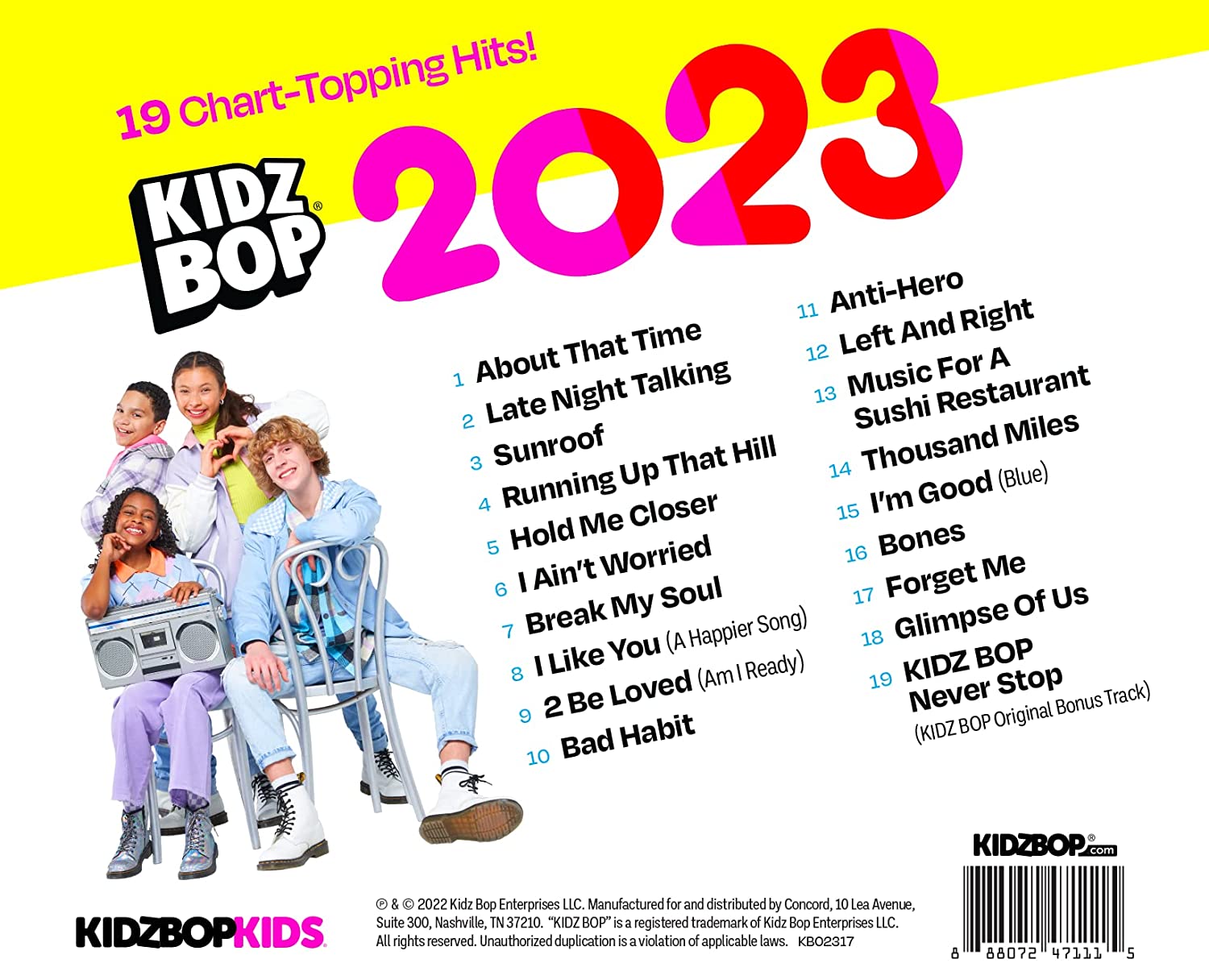 KIDZ BOP 2023