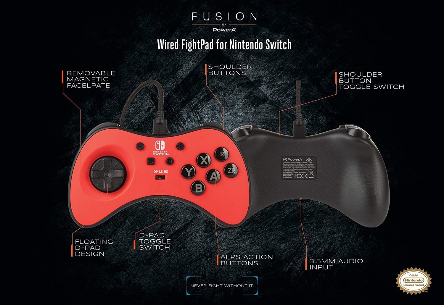 Fusion Wired Fightpad For Nintendo Switch