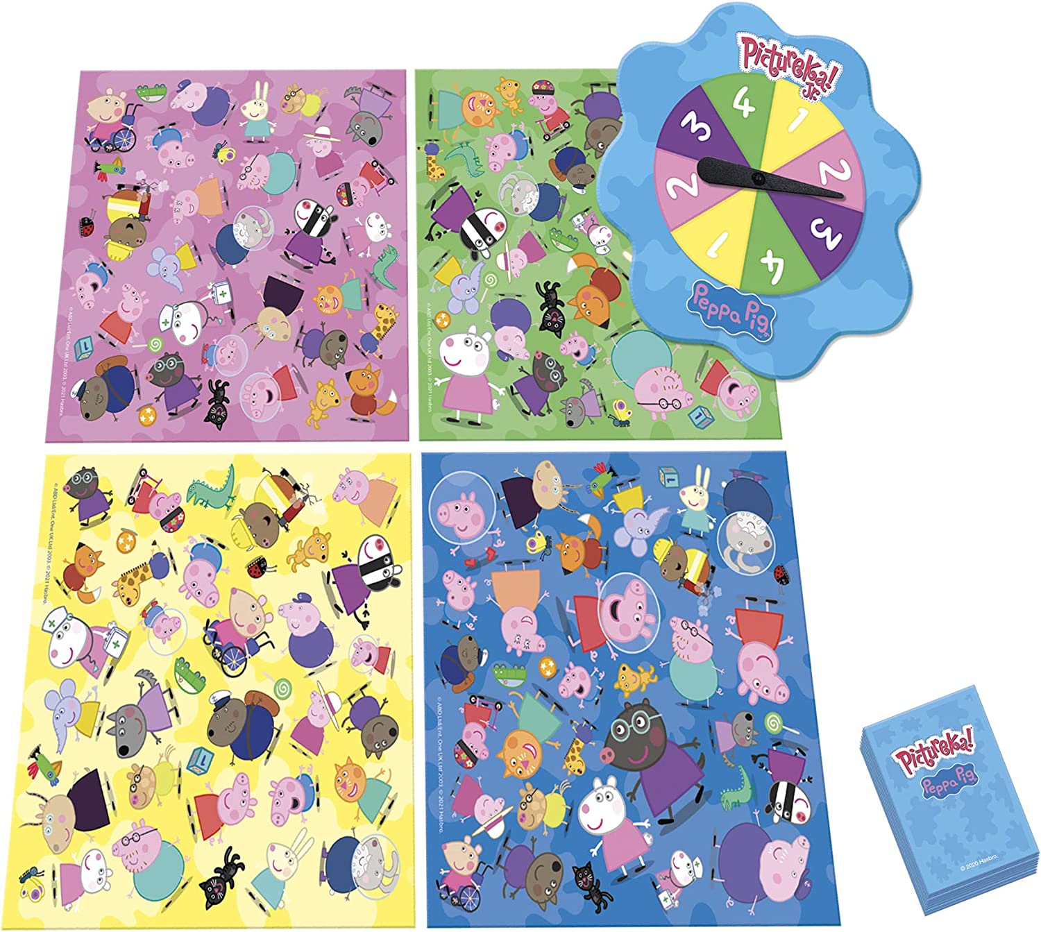Hasbro Pictureka! Junior Peppa Pig Game, Picture Game, Fun Board Game for Preschoolers, Games for 4 Year Olds and Up, No Reading Required Game