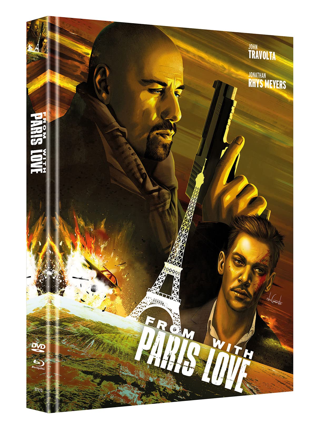 From Paris with Love Mediabook - Cover A auf 444 Stück (inkl. 24-seitigem