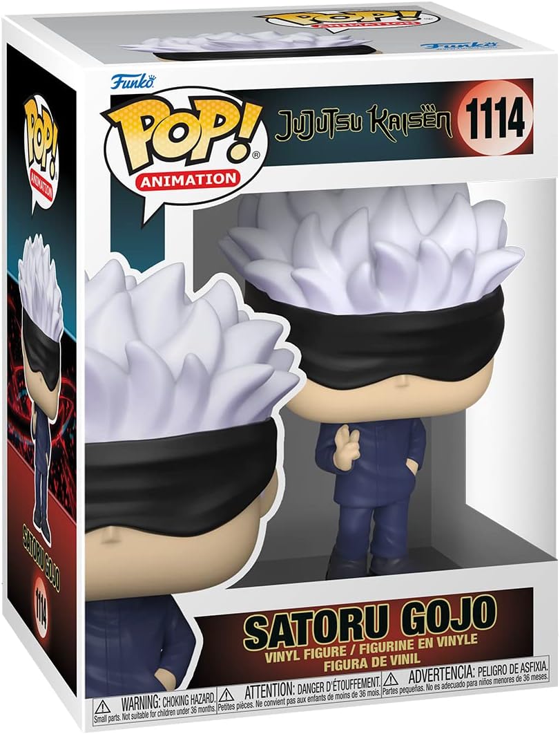 Funko Pop! Animation: Jujutsu Kaisen - Satoru Gojo - Vinyl-Sammelfigur - Geschenkidee - Offizielle Handelswaren - Spielzeug Für Kinder und Erwachsene - Anime Fans - Modellfigur Für Sammler