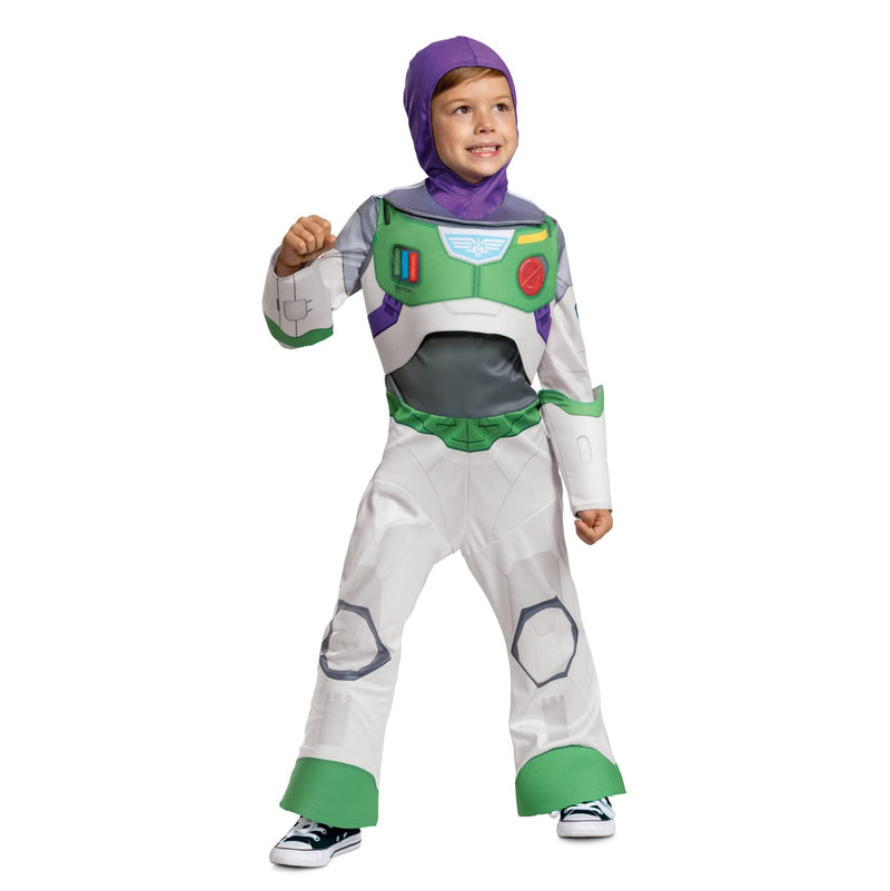 Disney Official Classic Space Ranger Buzz Lightyear Costume Kids, Astronaut Costume Kids Fancy Dress Up for Children Available In Sizes XS, S and M