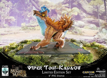 Animegami- Monster Hunter Viper Tobi-Kadachi Figurine, Color, (AGS-CAPMHAFVTKR