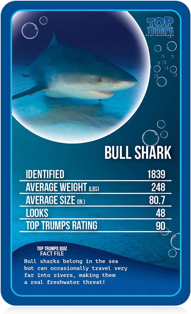 Top Trumps Juego de Cartas clásicos de Peces de Agua Dulce, aprende Datos sobre el pez ángel, Ancistrus y el tiburón Toro en Este Juego Educativo empaquetado, Regalos y Juguetes para niños y niñas a