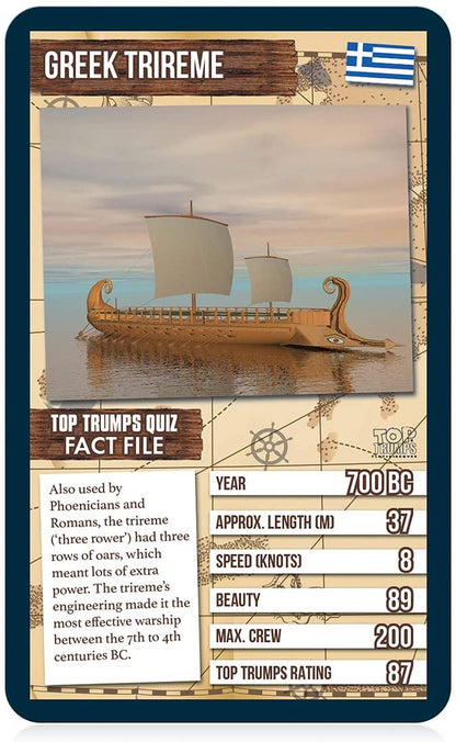 Top Trumps World Famous Ships Card Game