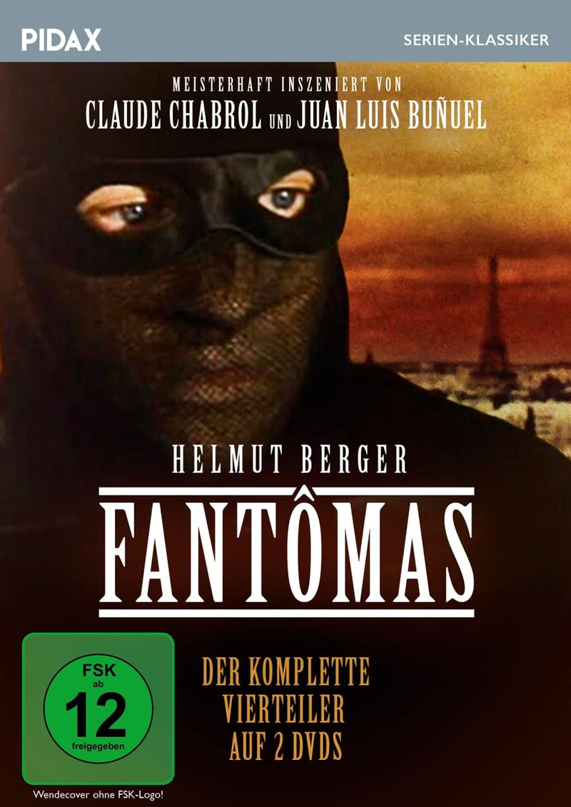 Fantomas / Der packende 4-Teiler nach den berühmten Romanen von Pierre Souvestre und Marcel Allain (Pidax Serien-Klassiker)