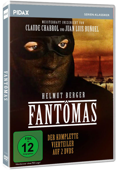 Fantomas / Der packende 4-Teiler nach den berühmten Romanen von Pierre Souvestre und Marcel Allain (Pidax Serien-Klassiker)