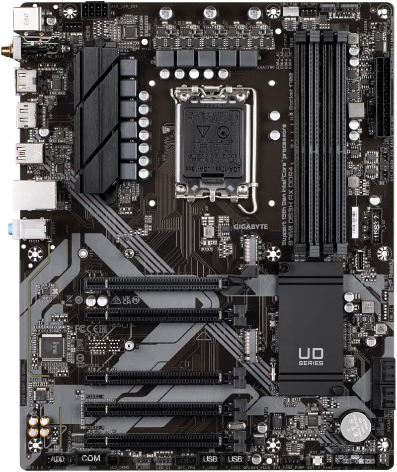 MB GBT Intel 1700 B760 DS3H DDR4
