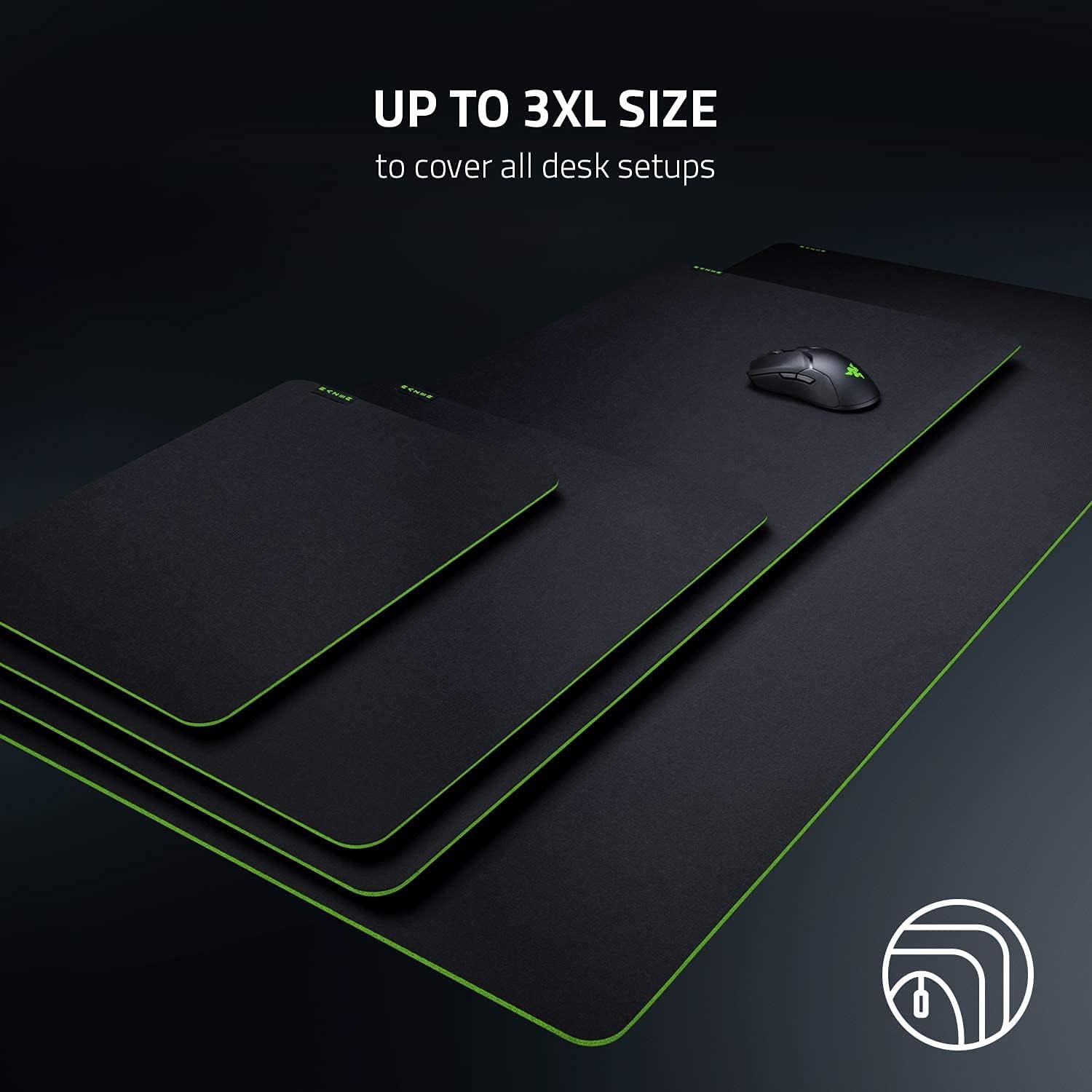 Razer Gigantus V2 - Zachte Gaming-Muismat voor Snelheid en Controle (Antislipvoet, Schuimrubber met hoge dichtheid, Geweven microvezeldoek) XXL Size