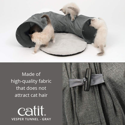Catit - Cat Tunnel Grey - (781.5022)