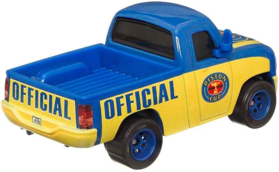 Disney Cars and Pixar Dexter Hover with Flag, 1:55 Scale Exit Toy Vehicle for Ages 3+