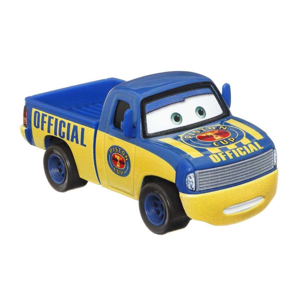 Disney Cars and Pixar Dexter Hover with Flag, 1:55 Scale Exit Toy Vehicle for Ages 3+