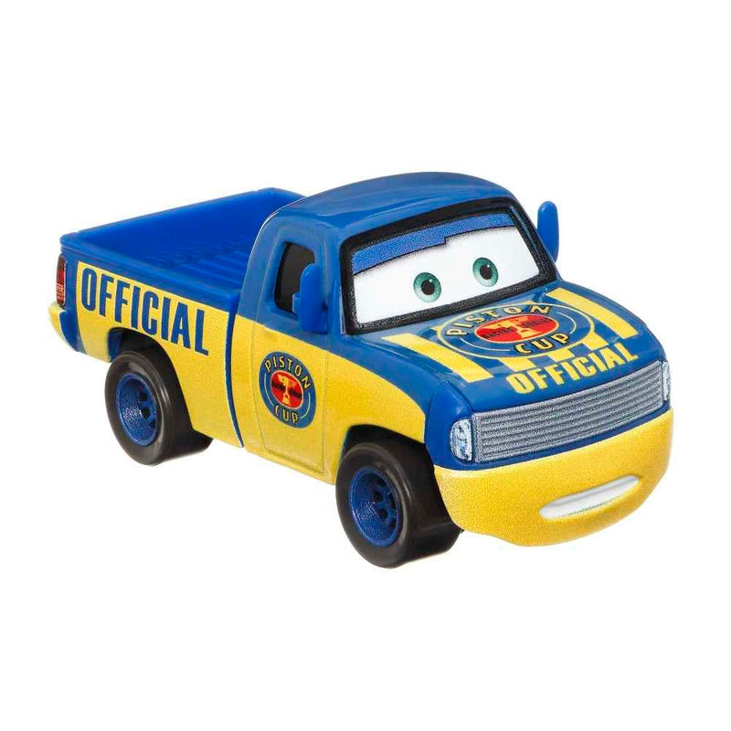 Disney Cars and Pixar Dexter Hover with Flag, 1:55 Scale Exit Toy Vehicle for Ages 3+