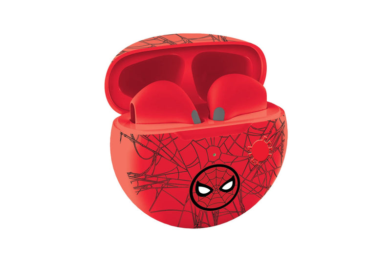 LEXIBOOK HPBT05SP Spiderman Wireless Headphones-Bluetooth with Microphone and Control Button, Long Life Rechargeable Battery Spider Man