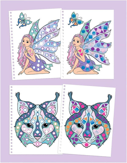 Depesche 12079 TOPModel Sticker Your Picture Fantasy - Stickerbuch mit 25 Seiten fantastischer Motive zum Ergänzen, inklusive 10 Aufkleber-Bogen