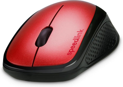 Speedlink KAPPA Mouse - draadloze muis voor kantoor, thuiskantoor en gaming - rood
