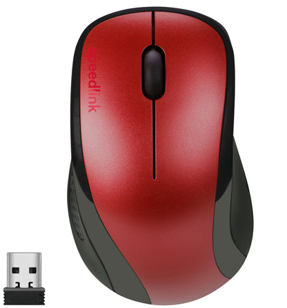 Speedlink KAPPA Mouse - draadloze muis voor kantoor, thuiskantoor en gaming - rood