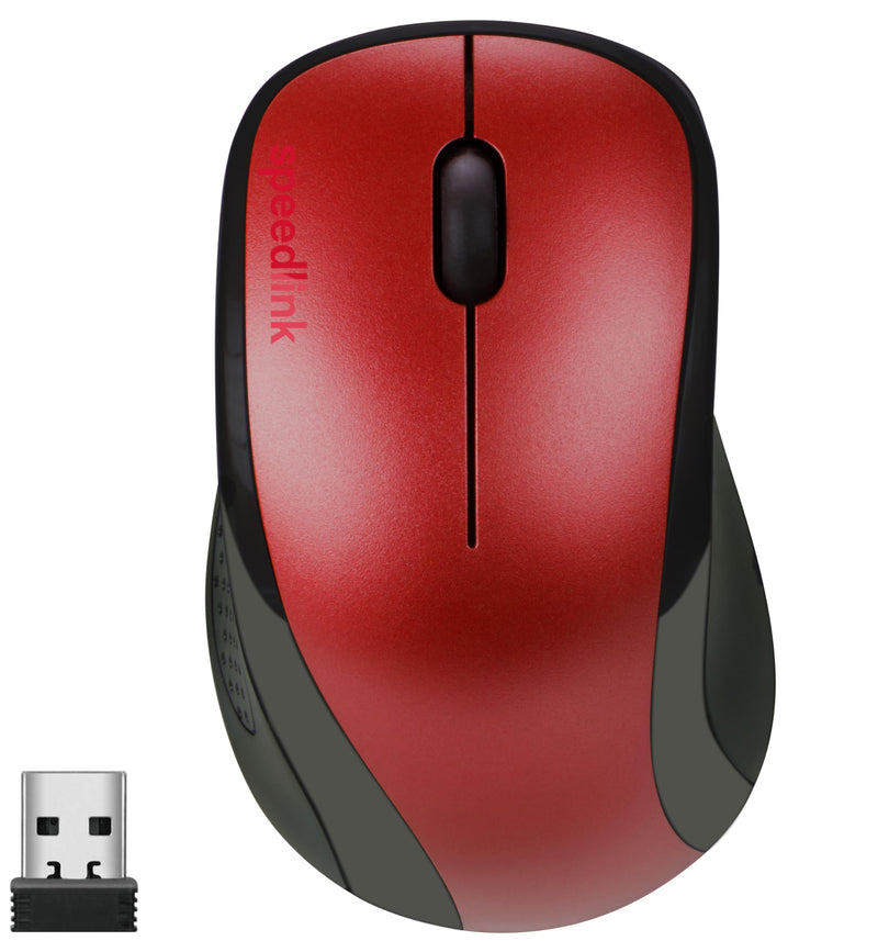 Speedlink KAPPA Mouse - draadloze muis voor kantoor, thuiskantoor en gaming - rood