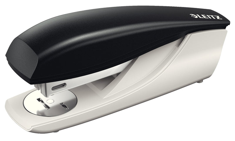 Leitz 55000195 Stapler, 30 Sheet Capacity, Black, Ergonomic Plastic Body, Includes Staples, NeXXt Range, 55000095