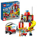 LEGO City Fire Station and Fire Engine Learning Toys for Kids 4 Plus Years Old Boys & Girls, with Firefighter Minifigures Emergency Vehicle Playset 60375 Single