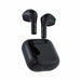 Happy Plugs Joy Draadloze hoofdtelefoon, modieus, 12 uur batterijduur, iconische kleuren, zweetbestendig, zwart