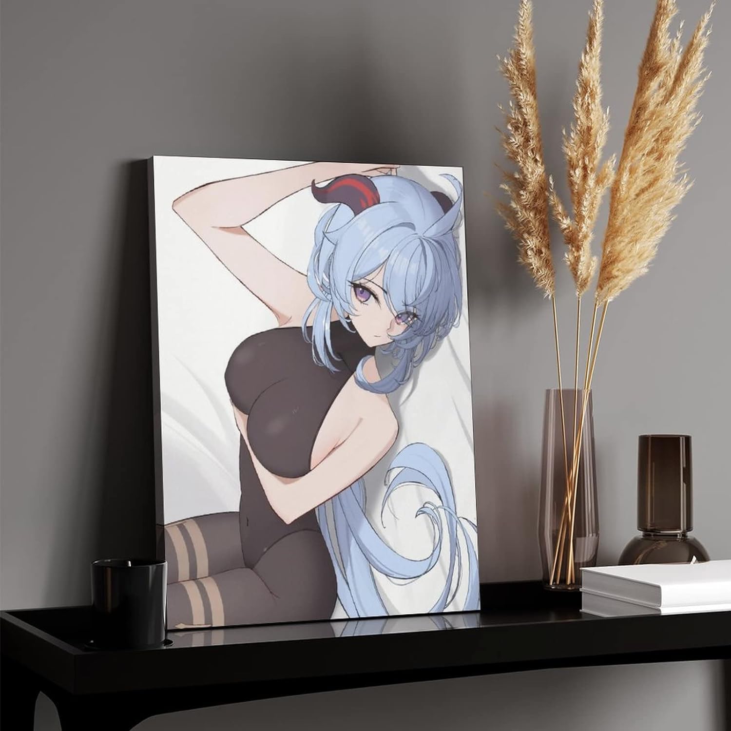 Genshin Sweet and Rainy Painting Dekorative Malerei Kunsttafel Innen Leinwand Sonstige Waren Stilvolle Anime Leinwand Malerei HD Poster Innendekoration Home Decor Wall Decor Stil 1 16x20inch(40x50cm)