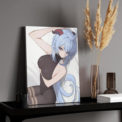 Genshin Sweet and Rainy Painting Dekorative Malerei Kunsttafel Innen Leinwand Sonstige Waren Stilvolle Anime Leinwand Malerei HD Poster Innendekoration Home Decor Wall Decor Stil 1 16x20inch(40x50cm)