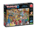 Jumbo, Wasgij Mystery 24, Blight at the Museum, Puzzles for Adults, 1000-Piece &, Wasgij Destiny 25, Games Night, Puzzles for Adults, 1000-Piece + Wasgij Destiny 25, Games Night