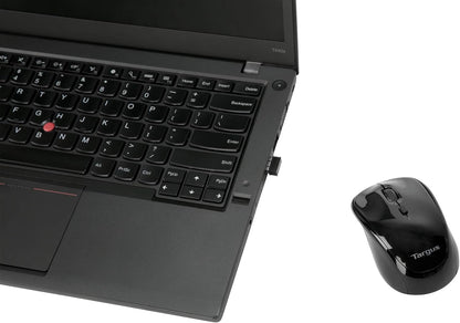 Targus Wireless USB Laptop Blue Trace Mouse, Black (AMW50EU