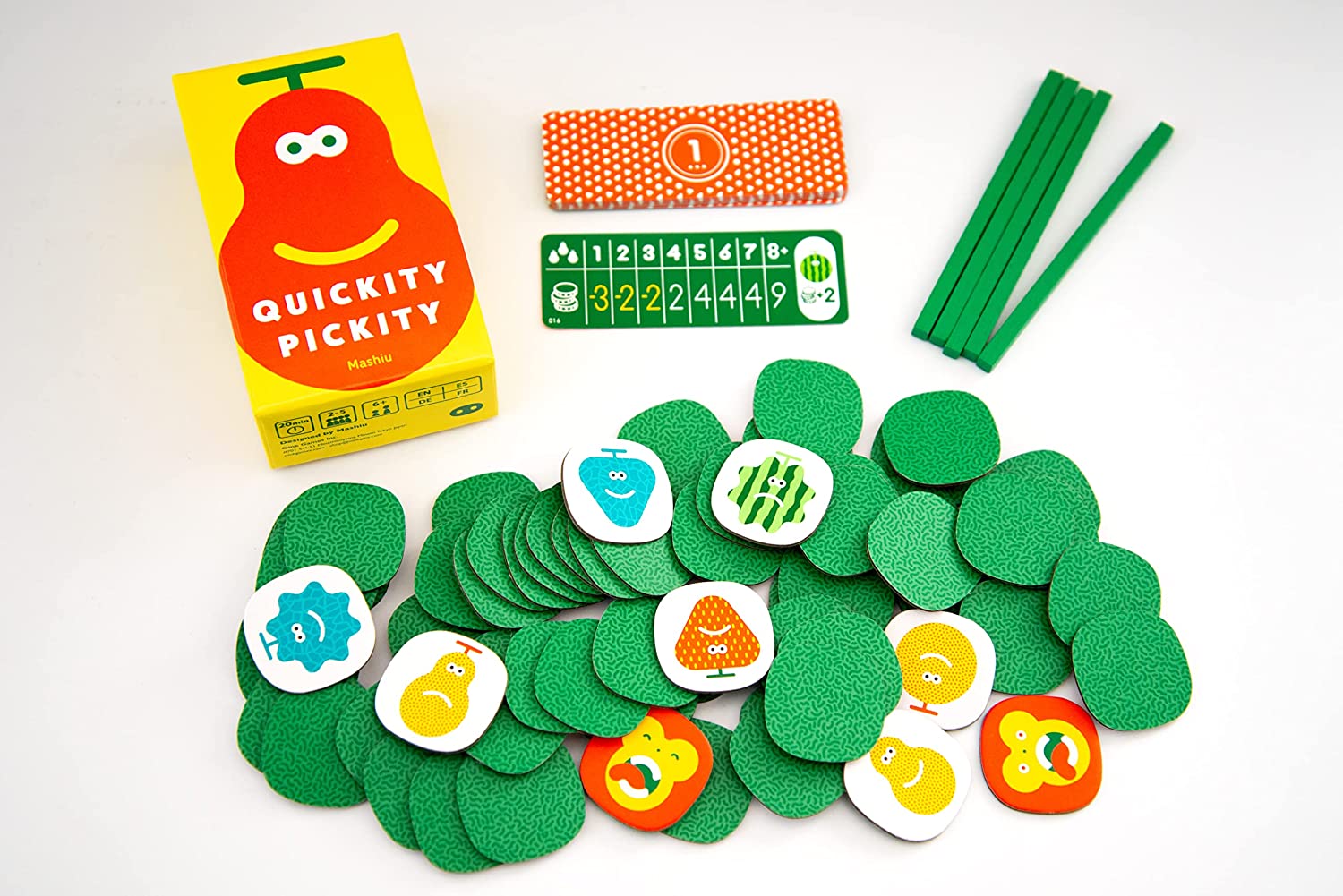 Oink Games "Quickity Pickity • Fruit Picking Playing Cards Game • Think Quick and Move Fast • Fun Party and Travel Games for Adults & Kids • 6 Year Olds + (English