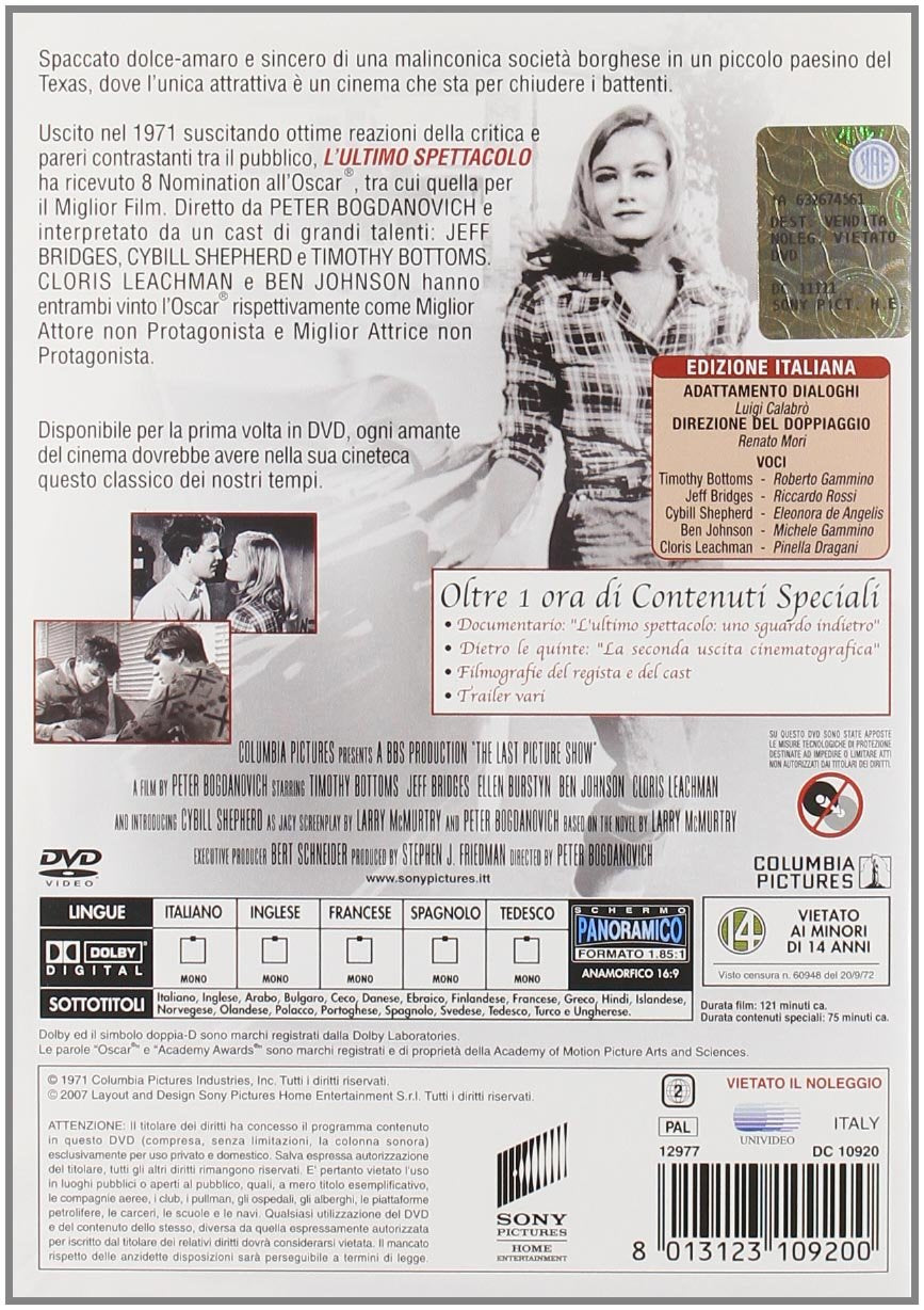 L'ultimo spettacolo (director's cut)