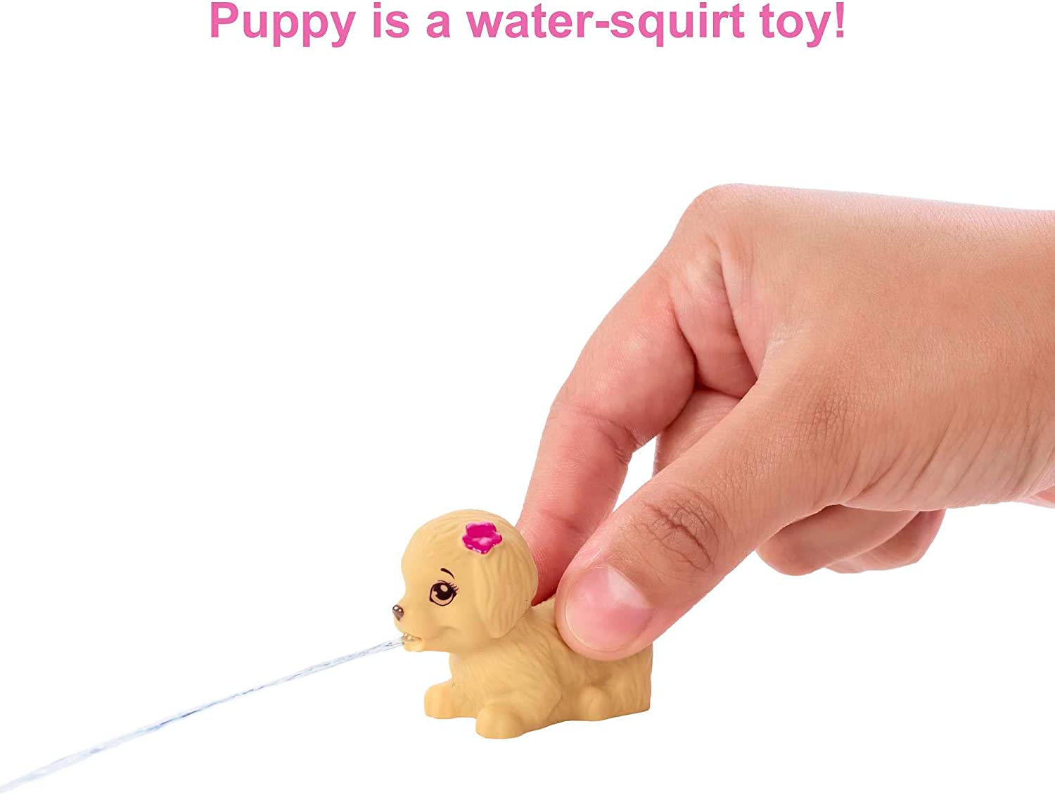 Barbie Toys, Skipper Doll and Waterpark Playset with Working Water Slide, Puppy Squirt-Toy, 5+ Accessories and More, First Jobs, HKD80