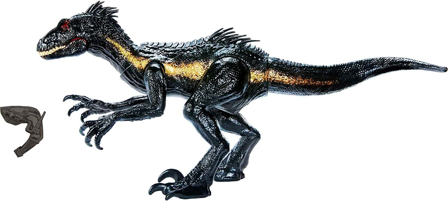 Mattel Jurassic World Indoraptor Dinosaurio de juguete con sonidos y ataques, +4 años (HKY12