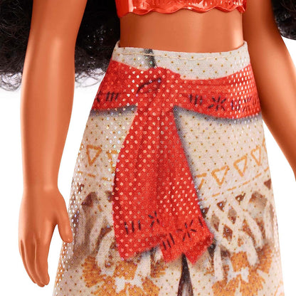 Mattel Disney Princess Dolls, Moana Posable Fashion Doll mit funkelnder Kleidung und Zubehör, Disney Movie Toys, HLW05