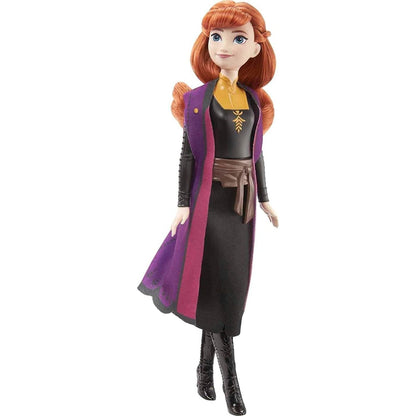 Mattel Disney Princess Dolls, Anna Posable Fashion Doll with Signature Clothing and Accessories, Disney's Frozen 2 Movie Toys, HLW50