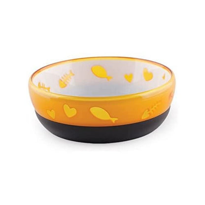 ALL FOR PAWS Feeders for Cats, 300 ml, Orange